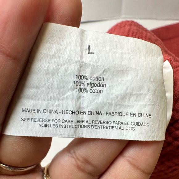 Jessica Simpson 100% Cotton Capri Pants size Large - Picture 11 of 11